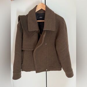 Winter Wool Jacket - Olive Green